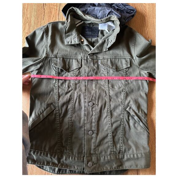 Levi's Men's Utility Arm Green Jacket Size Medium - Picture 6 of 8